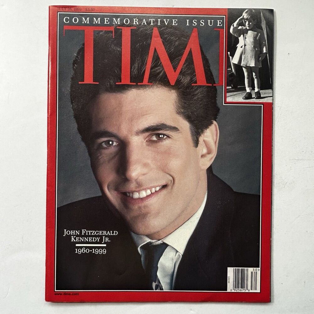 Time Commemorative Issue JFK Kennedy Jr Magazine Back Issue July 26 1999